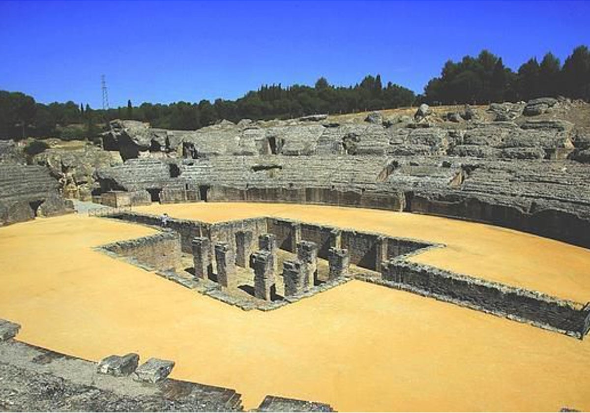 Ruinas de Itálica en una imagen de archivo