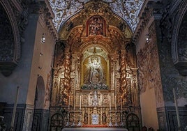 Hallan en Santa María la Blanca restos de un primitivo retablo de mampostería del siglo XV o XVI