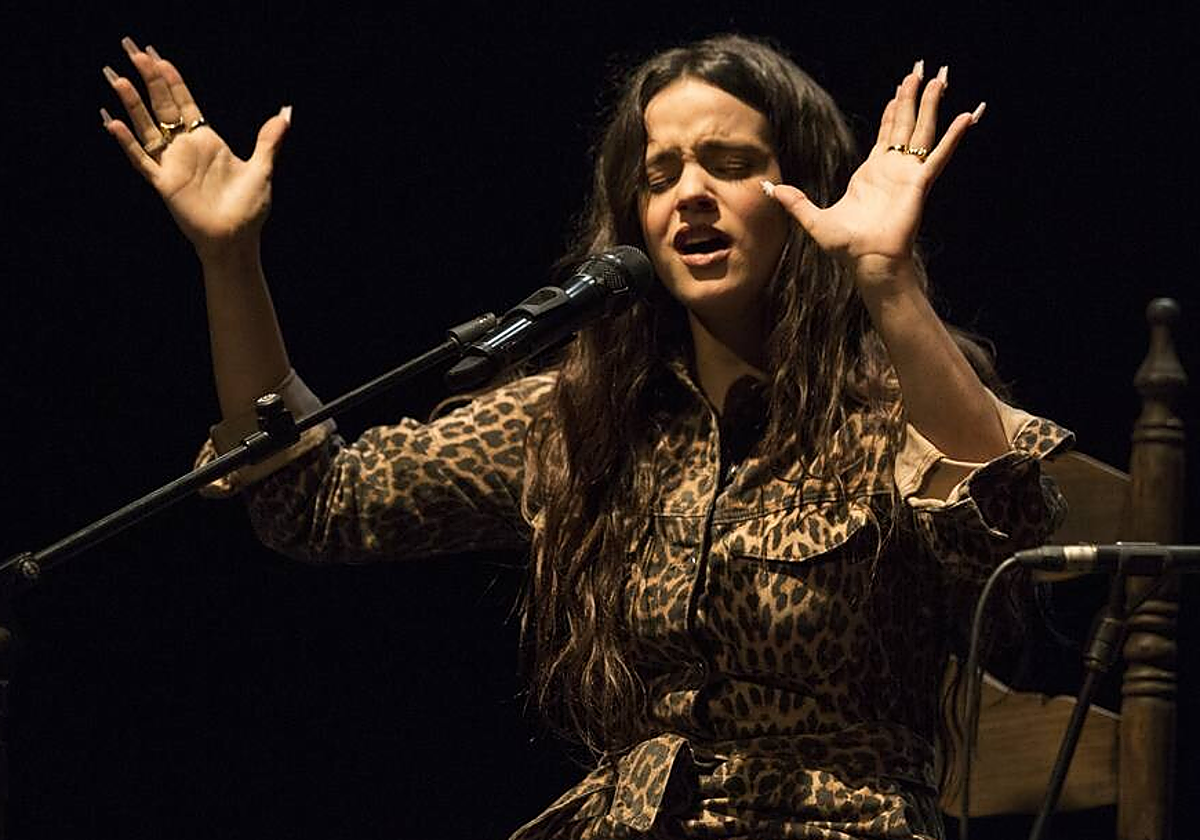 Rosalía en la Bienal de Flamenco de Sevilla 2018