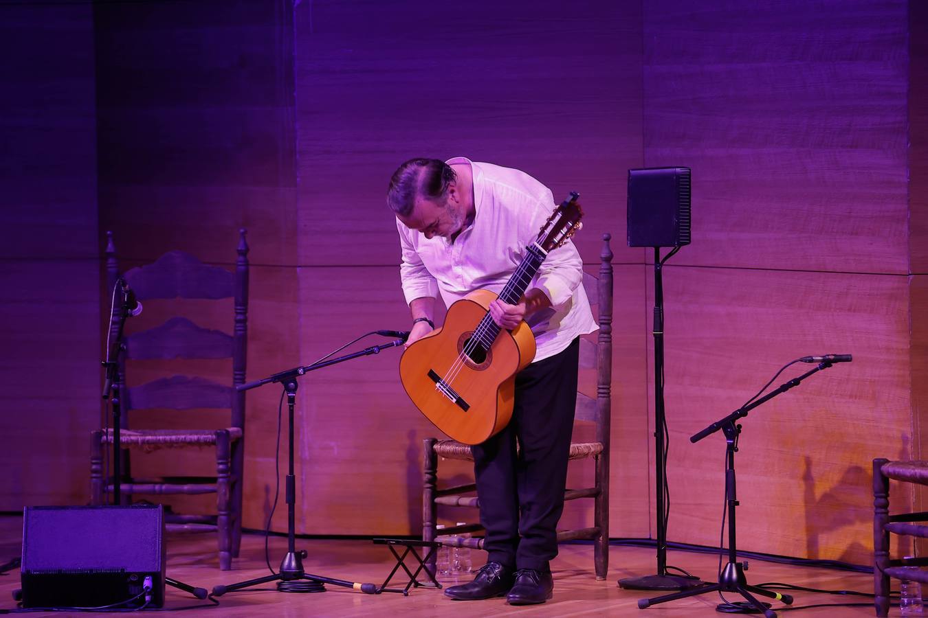 Manolo Franco recibió el calor de un público entregado a los sonidos de su guitarra