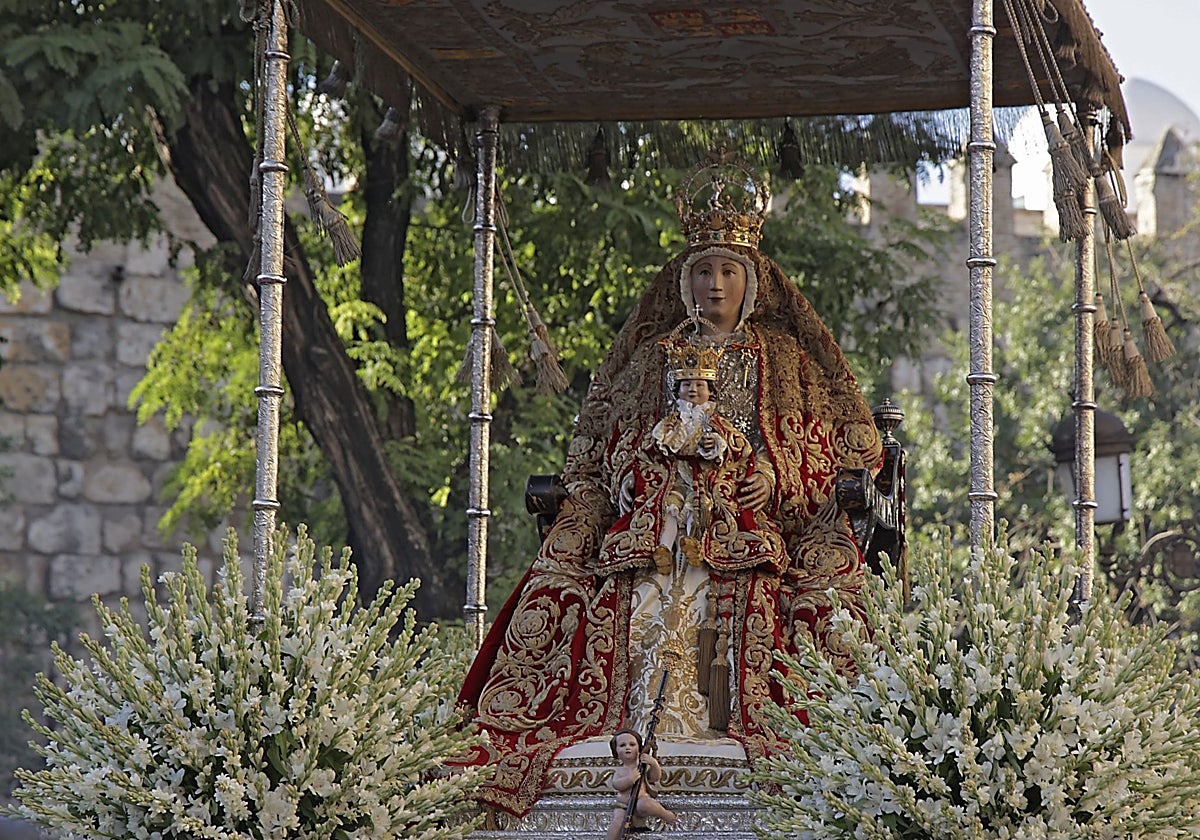 La Virgen de los Reyes en su procesión del pasado 15 de agosto