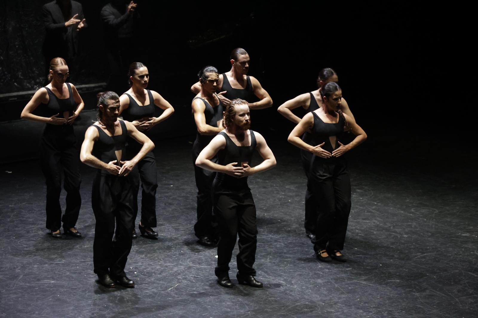 Un instante del espectáculo 'Comedia sin título', de la coreógrafa Úrsula López, en el Teatro Central 