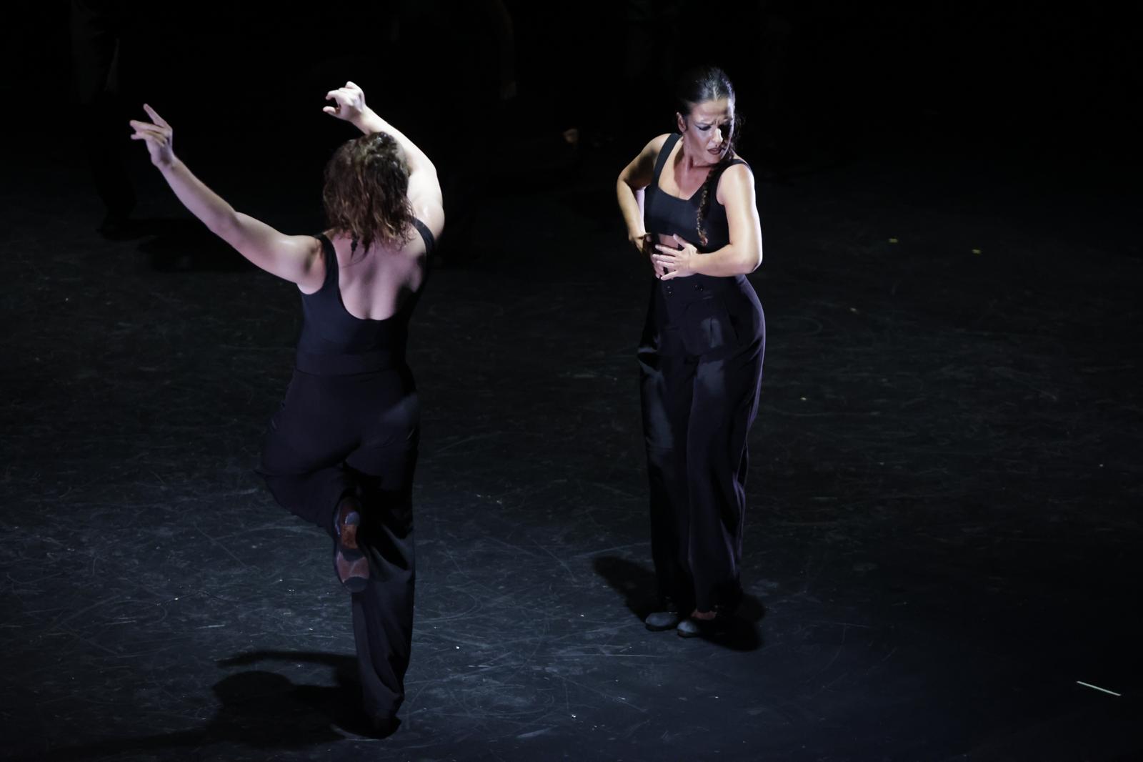 Un instante del espectáculo 'Comedia sin título', de la coreógrafa Úrsula López, en el Teatro Central 