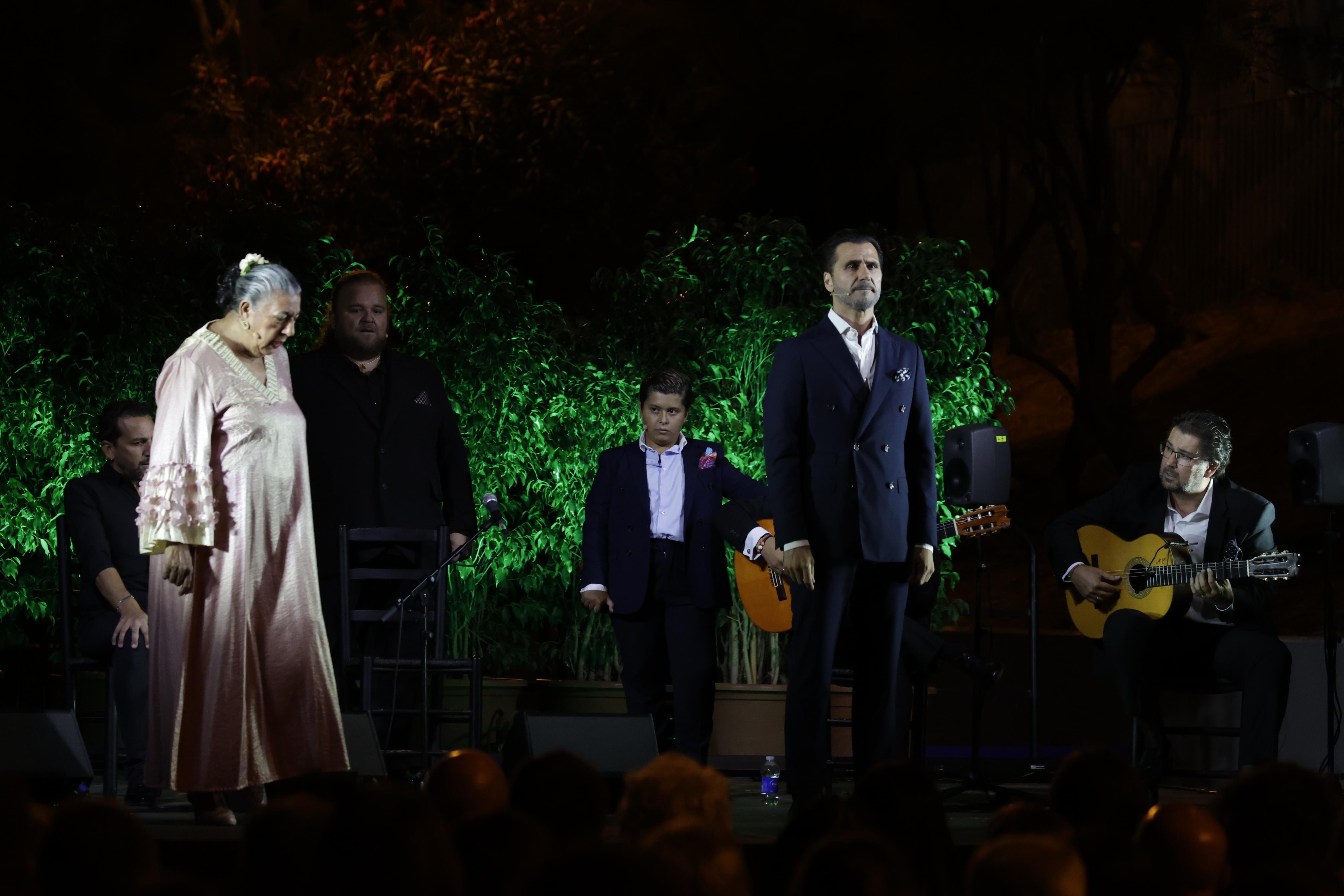 Momento en el muelle Camaronero de 'Territorio Jerez', dentro de la Bienal de Flamenco