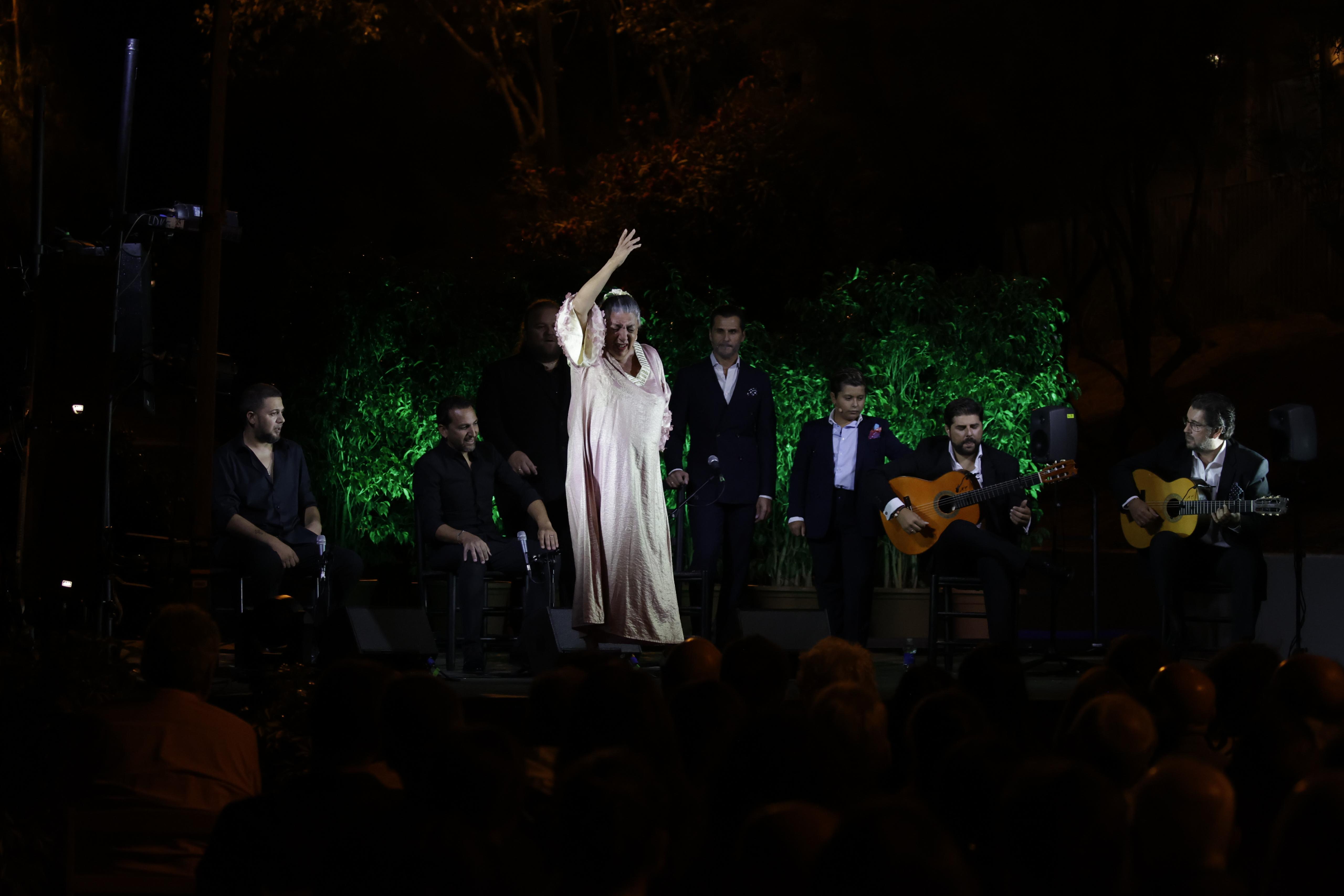 Momento en el muelle Camaronero de 'Territorio Jerez', dentro de la Bienal de Flamenco