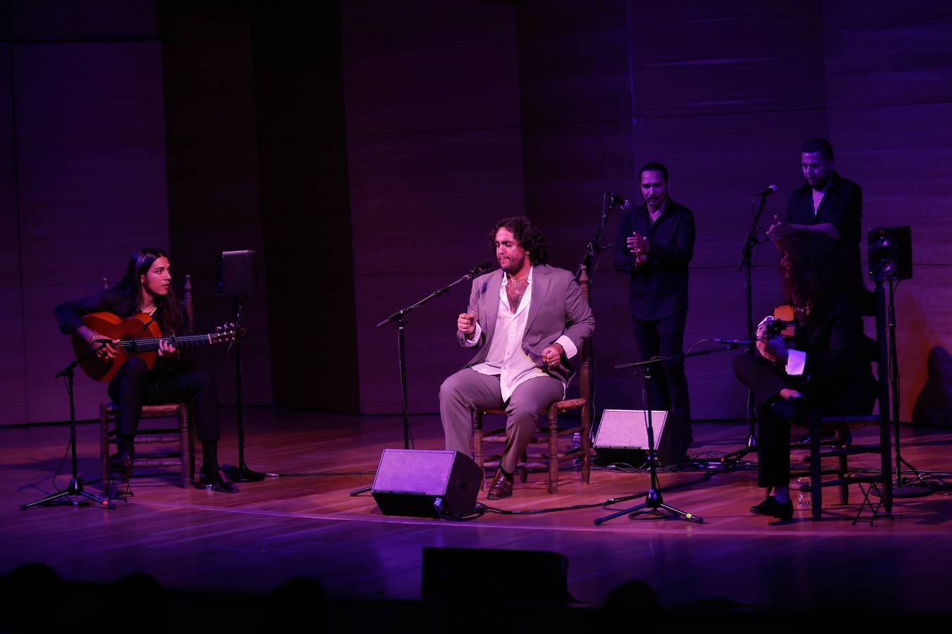 Un momento del concierto flamenco de este sábado en el Espacio Turina