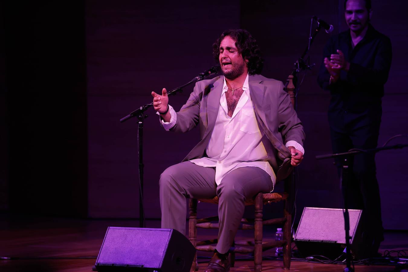 Un momento del concierto flamenco de este sábado en el Espacio Turina