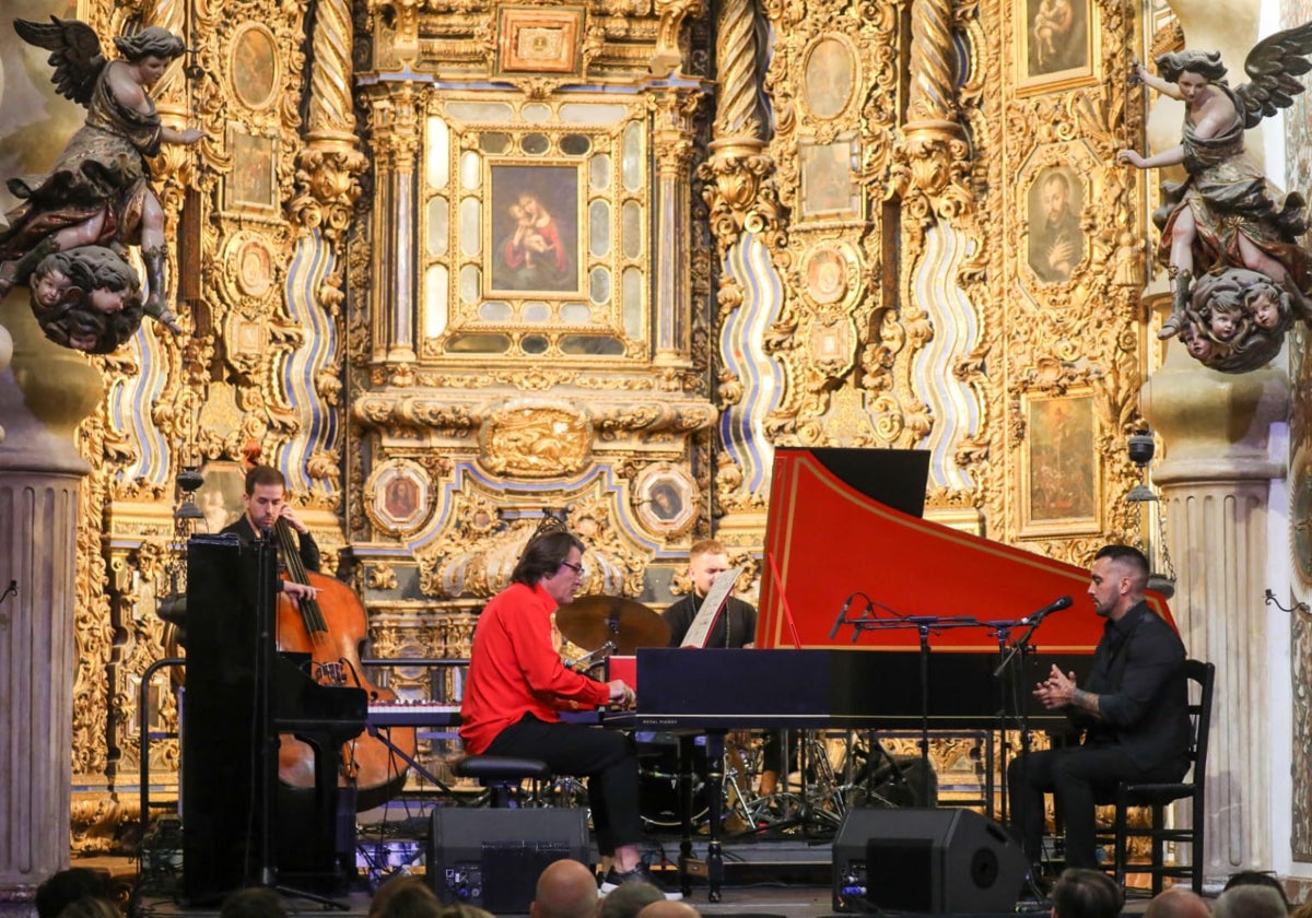 David Peña Dorantes en la iglesia de San Luis estrenando su nueva obra basada en la música de Scarlatti