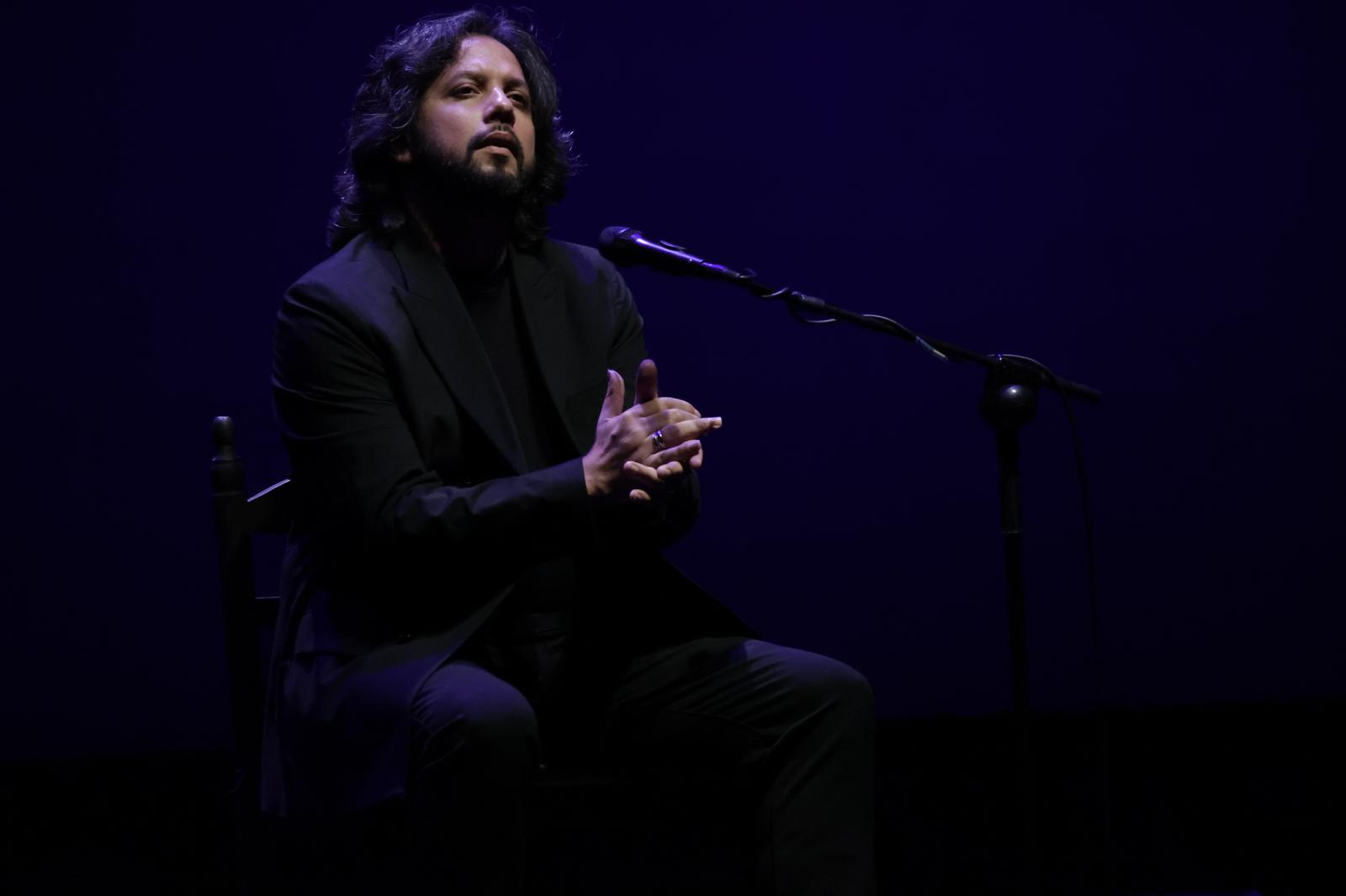 Momento de la actuación de El Turry & El Perrete dentro de la Bienal de Flamenco