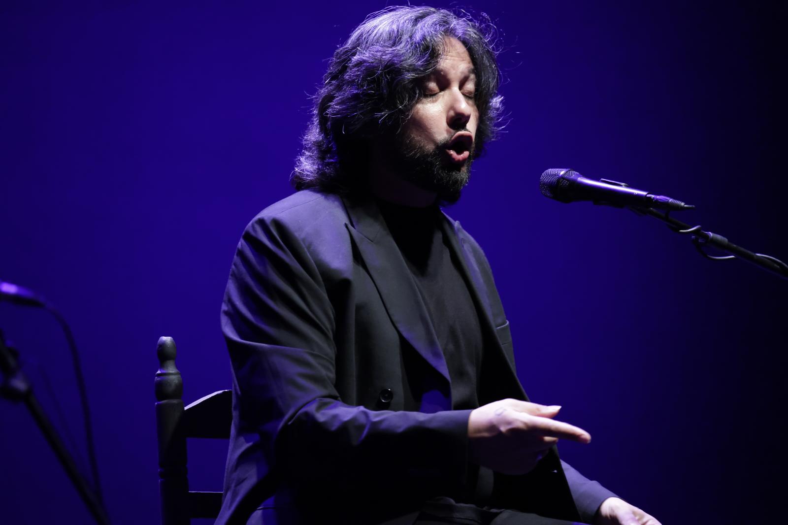 Momento de la actuación de El Turry & El Perrete dentro de la Bienal de Flamenco
