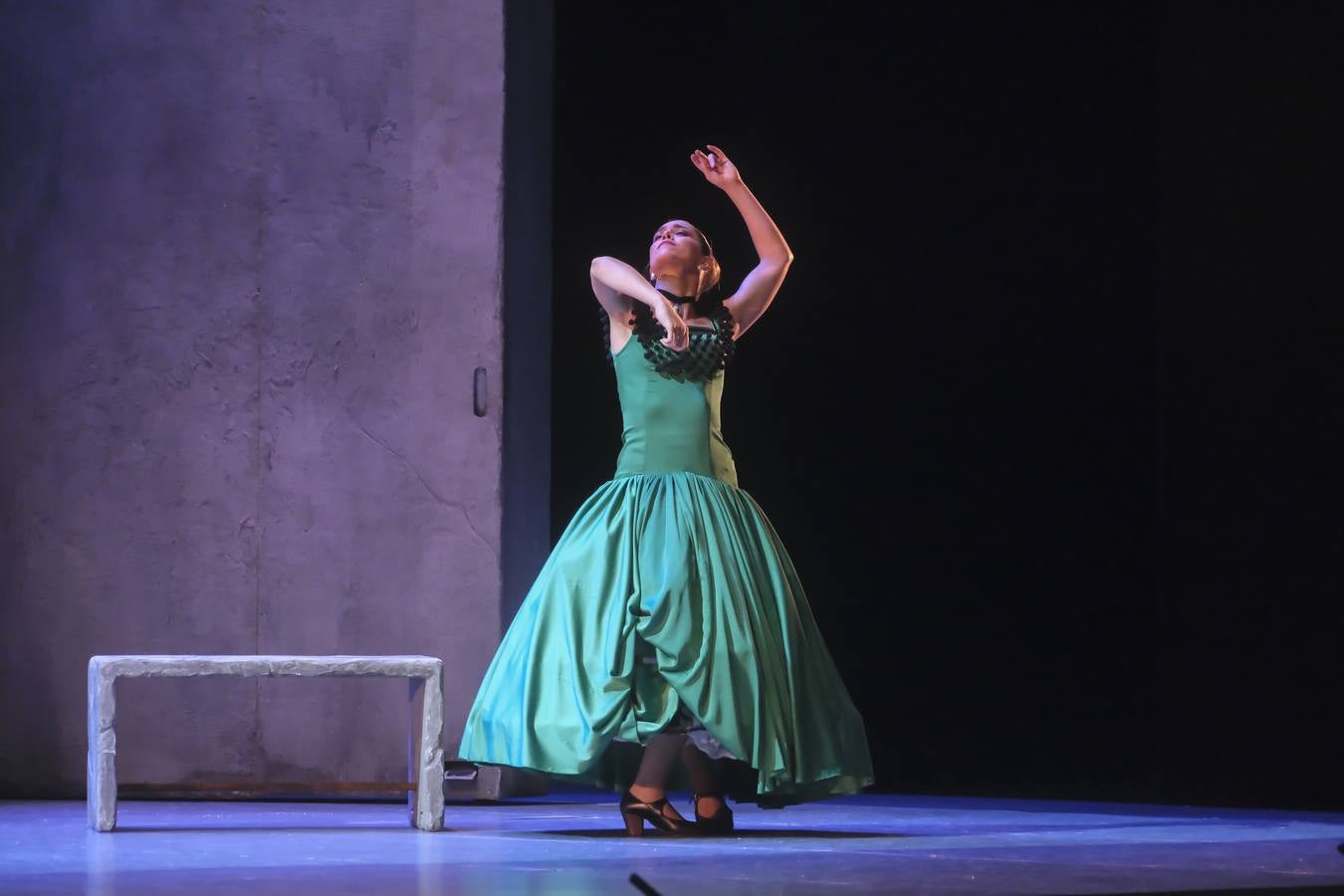 Puesta en escena del espectáculo 'Pineda' a cargo del Ballet Flamenco de Andalucía