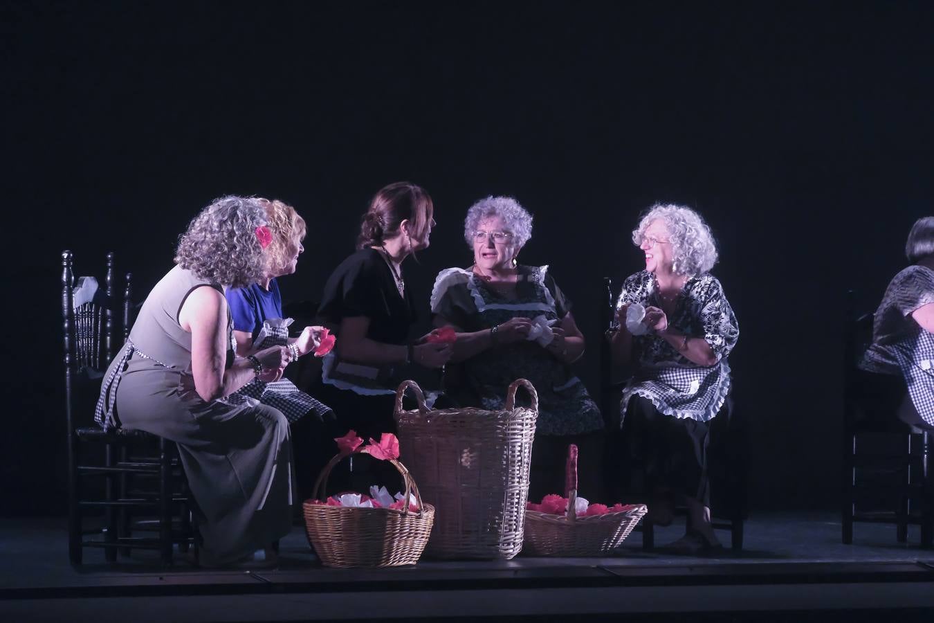 Puesta en escena del espectáculo 'Pineda' a cargo del Ballet Flamenco de Andalucía