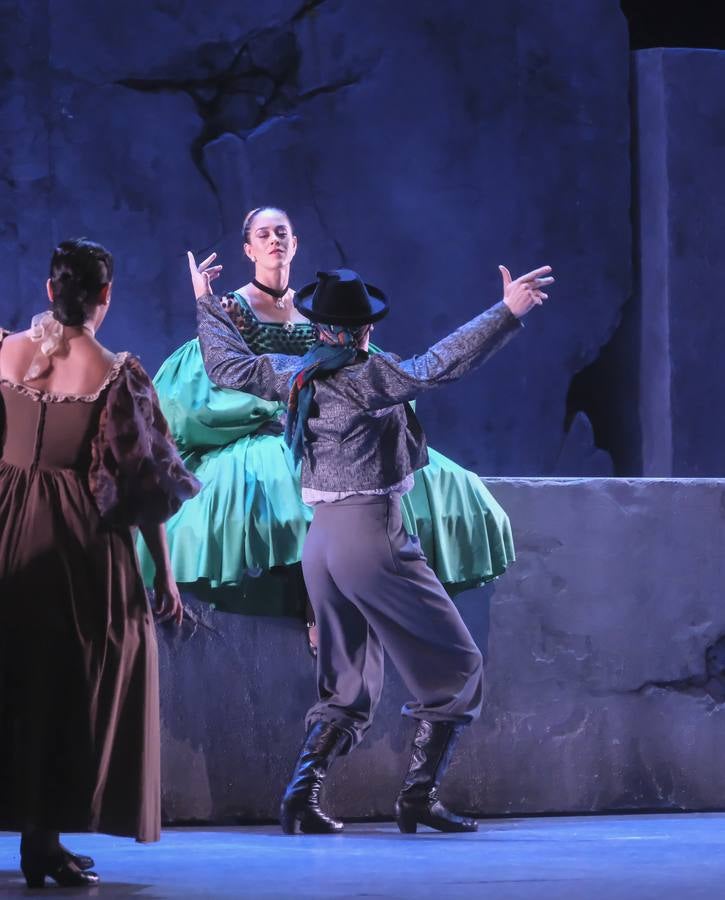 Puesta en escena del espectáculo 'Pineda' a cargo del Ballet Flamenco de Andalucía