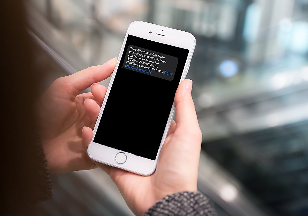 Mensaje que envían los estafadores