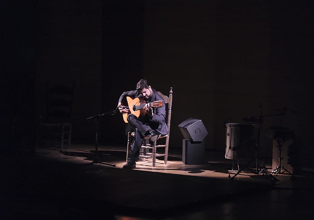 El guitarrista jerezano en un momento de su actuación