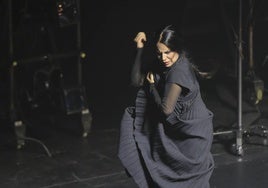 En imágenes, actuación de la bailaora Mercedes de Córdoba en la Bienal de Flamenco 2024