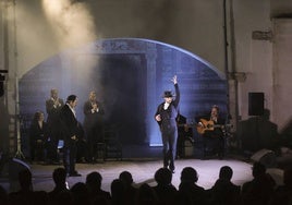 Imágenes del espectáculo '66 Palos' de Juan de Juan en la Bienal de Flamenco 2024