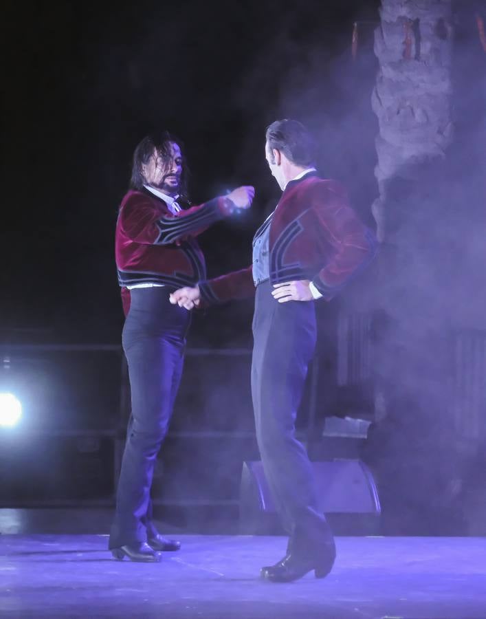 Un momento de la actuación este lunes de Juan de Juan en el monasterio de la Cartuja