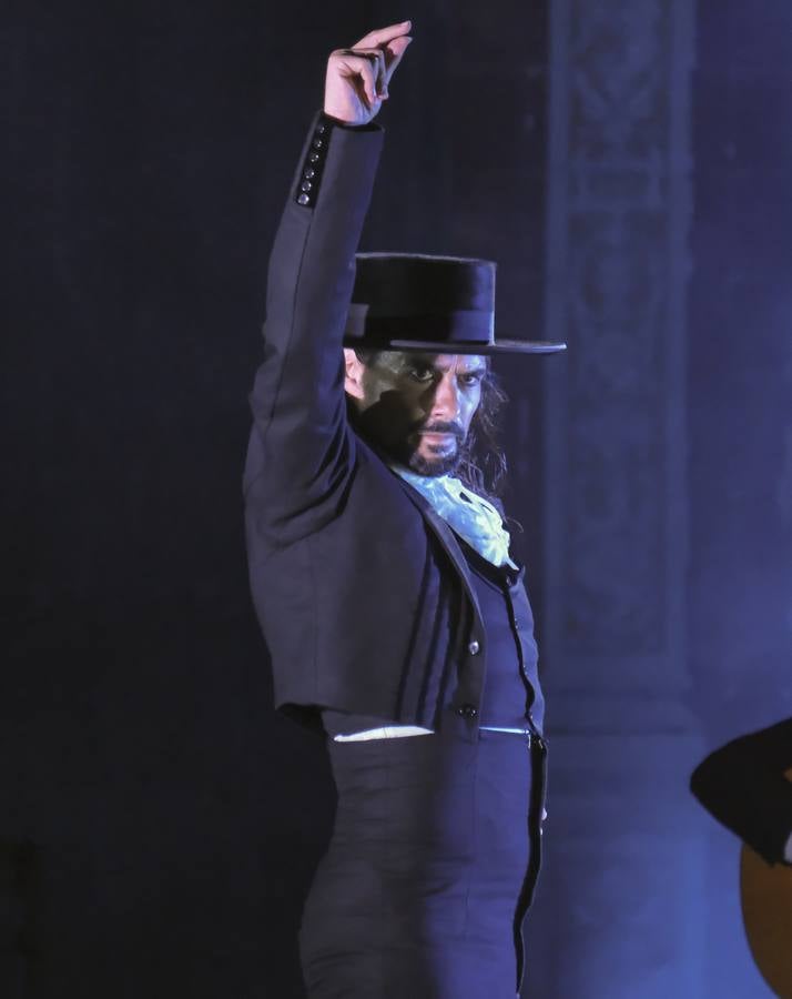 Un momento de la actuación este lunes de Juan de Juan en el monasterio de la Cartuja