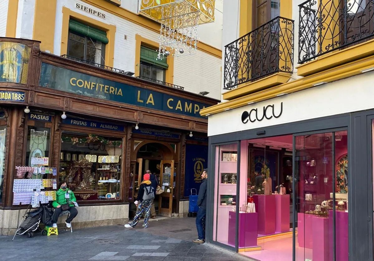 Comercios del centro de Sevilla