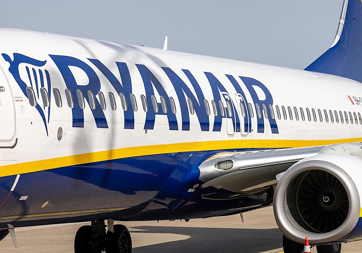 Un avión de Ryanair
