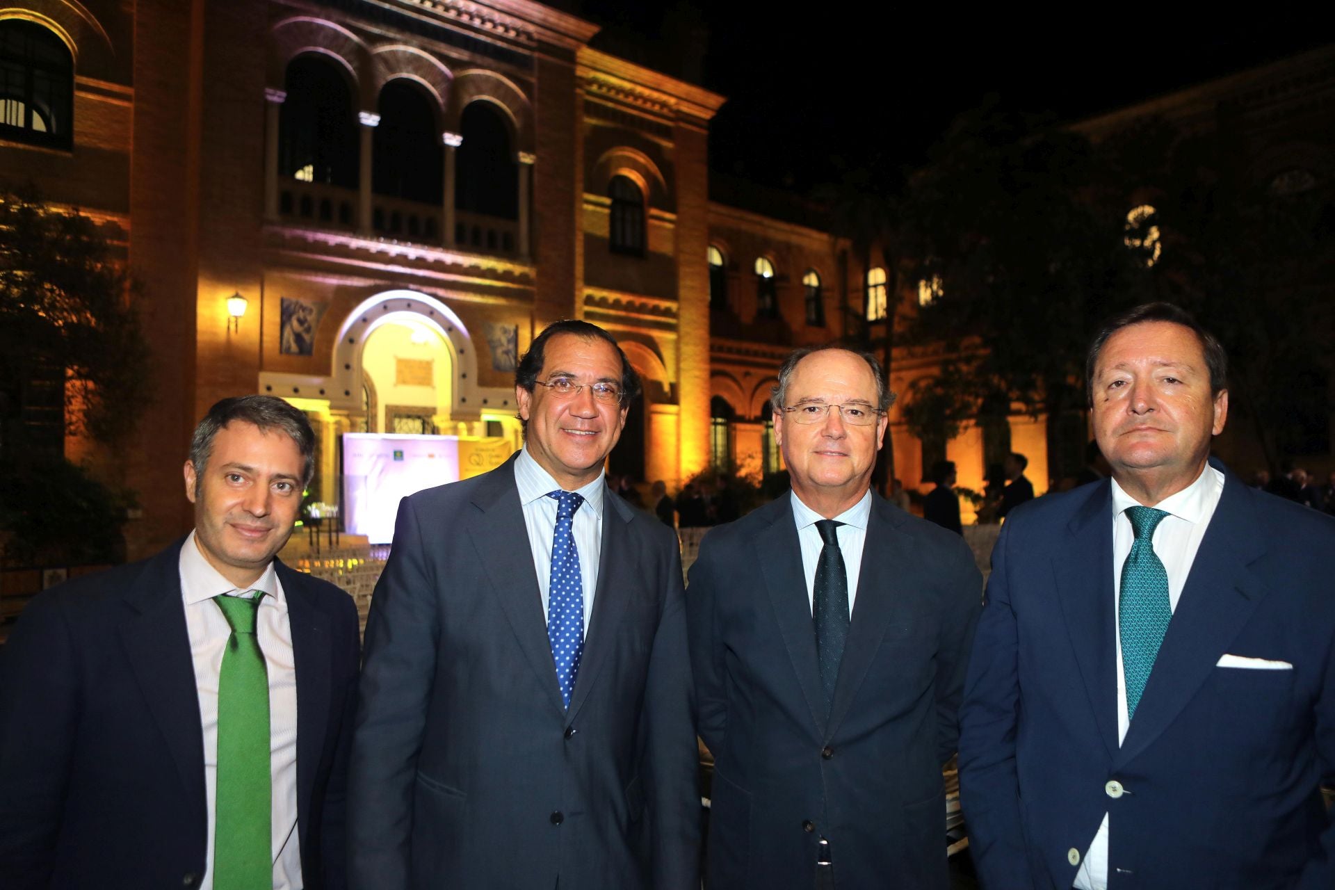 Andrés Mellado, Pedro Fernández, Enrique Belloso y Gustavo de Medina