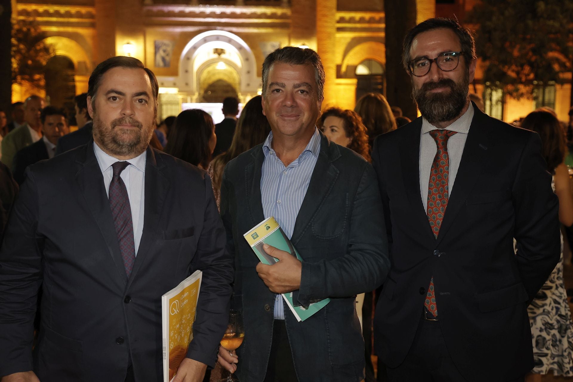 Guillermo García, Rafael Prieto y Manuel Romo