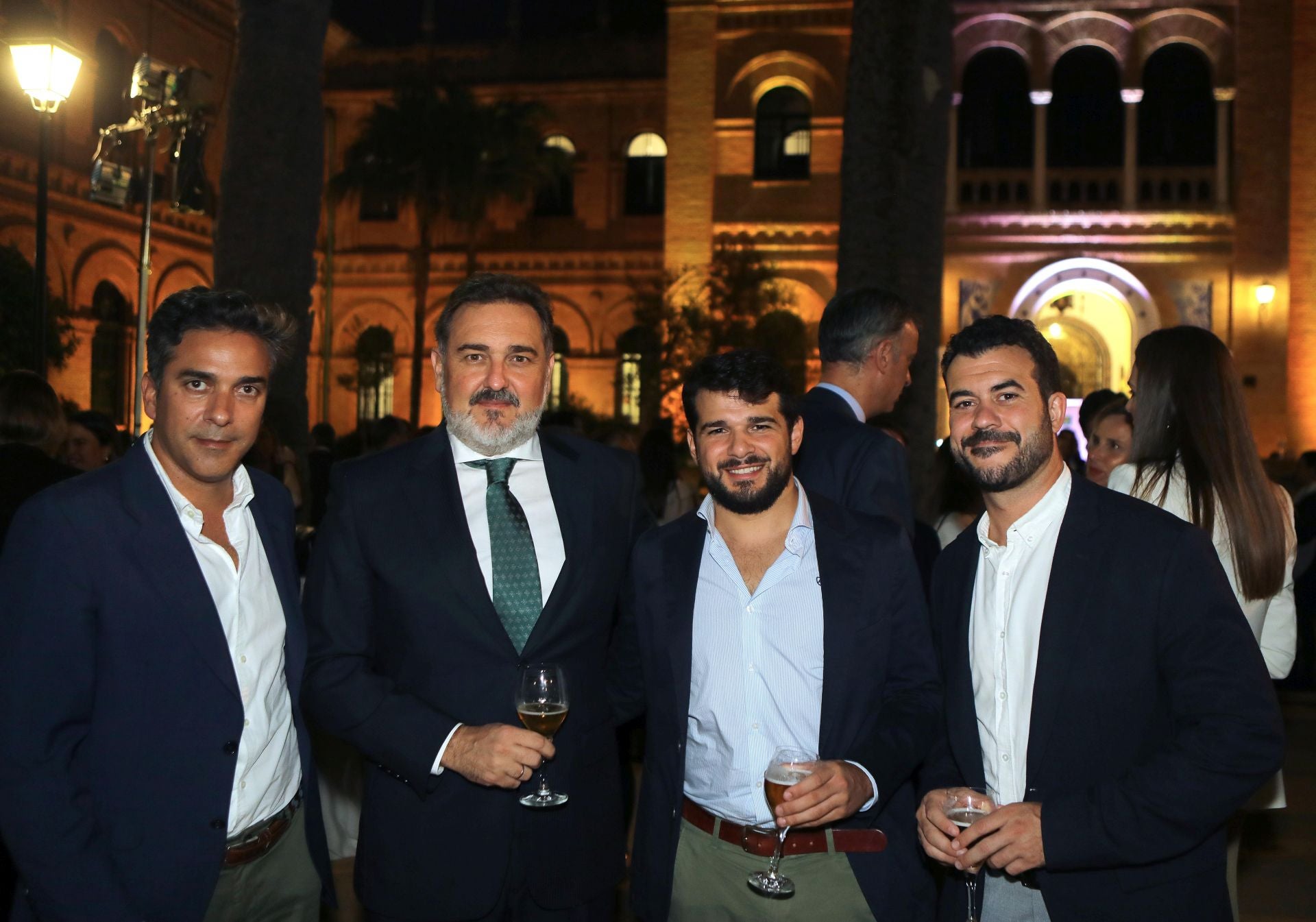 Pablo Fernández, Manuel Navarro, José Moya y Rafael Román