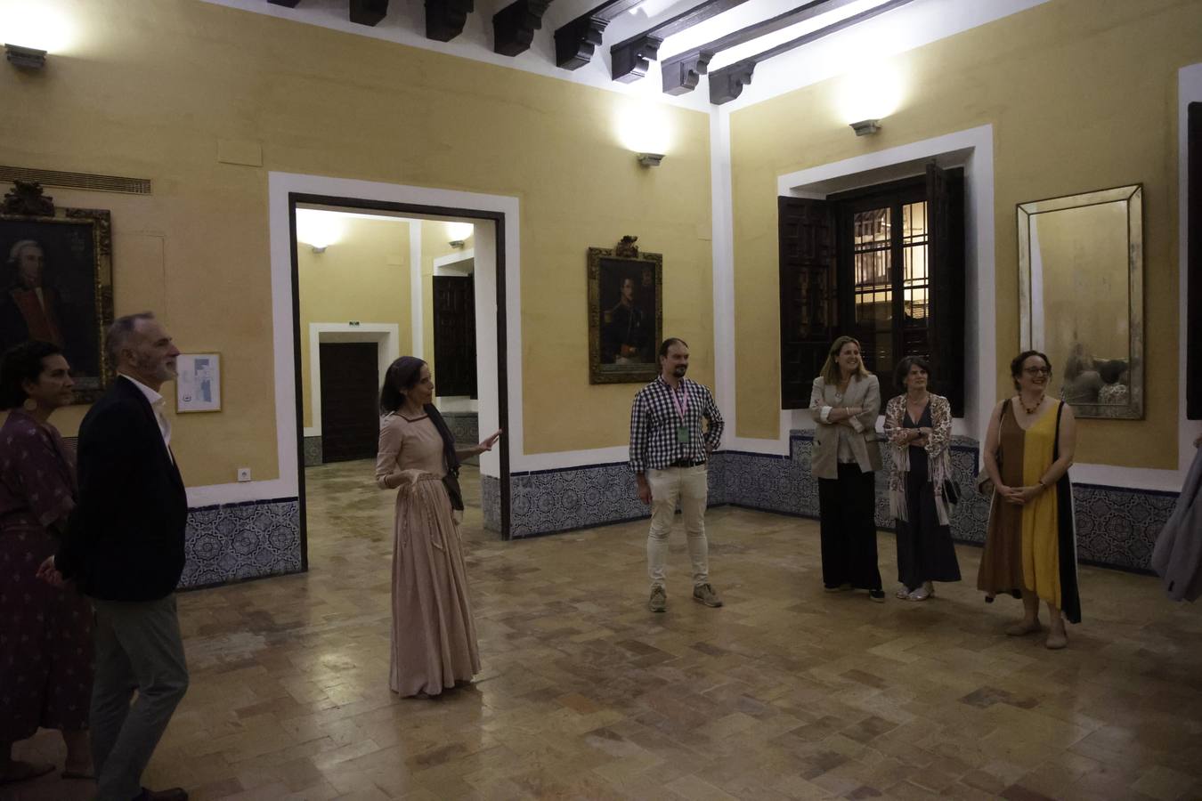 Inauguración de la Noche en Blanco en el Palacio Bucarelli