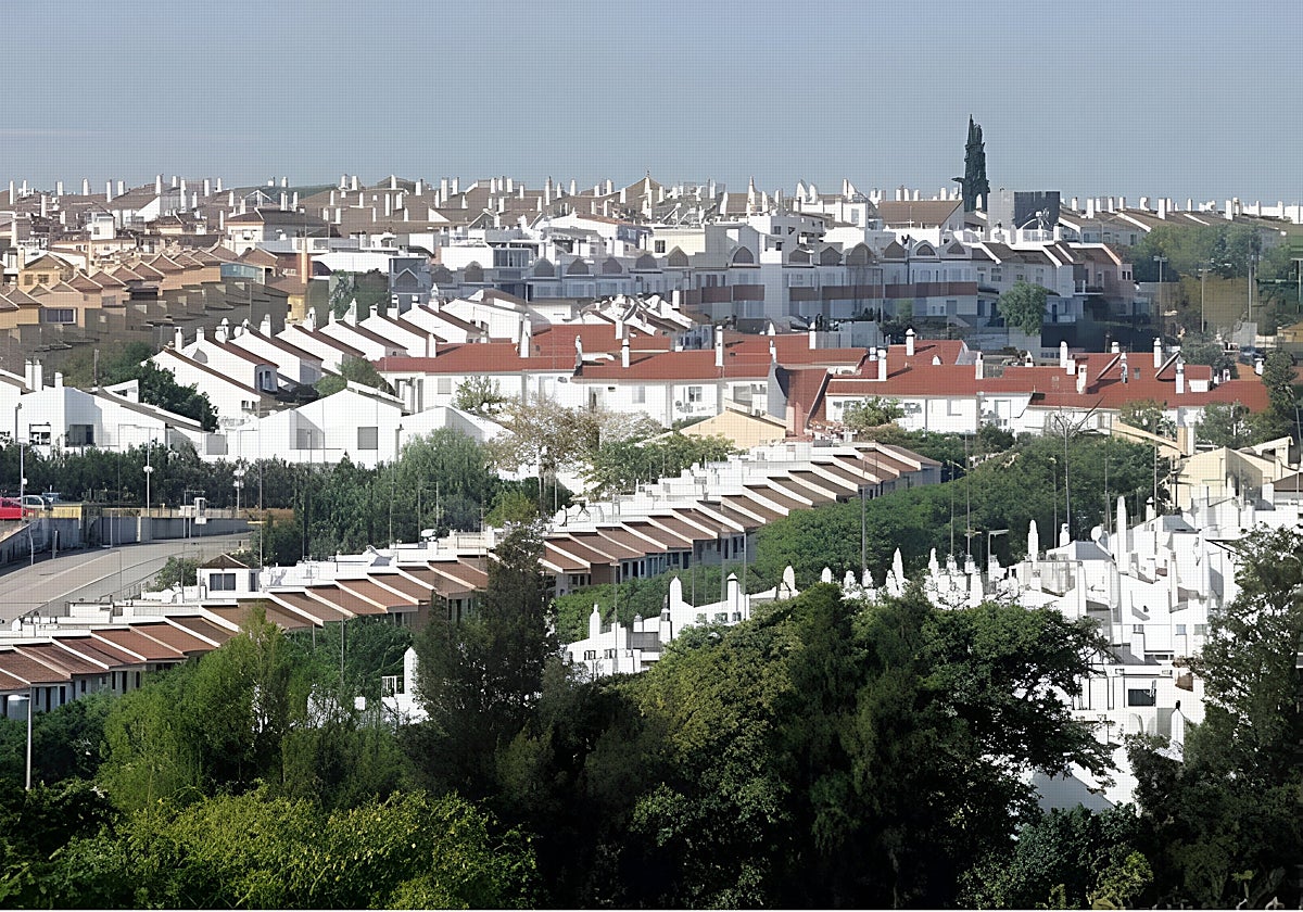 Imagen de archivo de varias urbanizaciones de Tomares, el pueblo más rico de la provincia de Sevilla