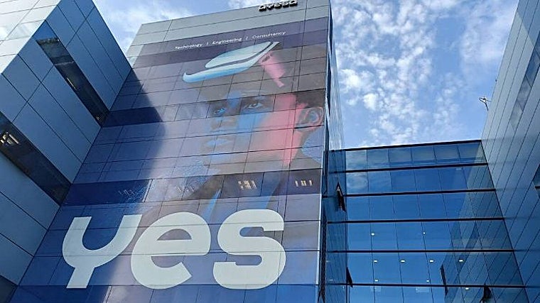 Sede de la multinacional sevillana Ayesa en el PCT Cartuja, en Sevilla