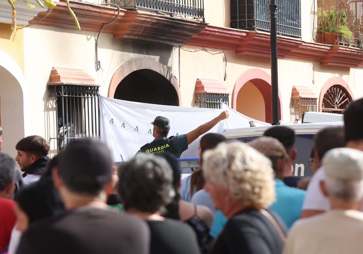 La casa donde tuvo lugar la tragedia