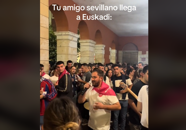 Un sevillano la lía en una fiesta en el País Vasco: «Euskadi tiene un color especial»