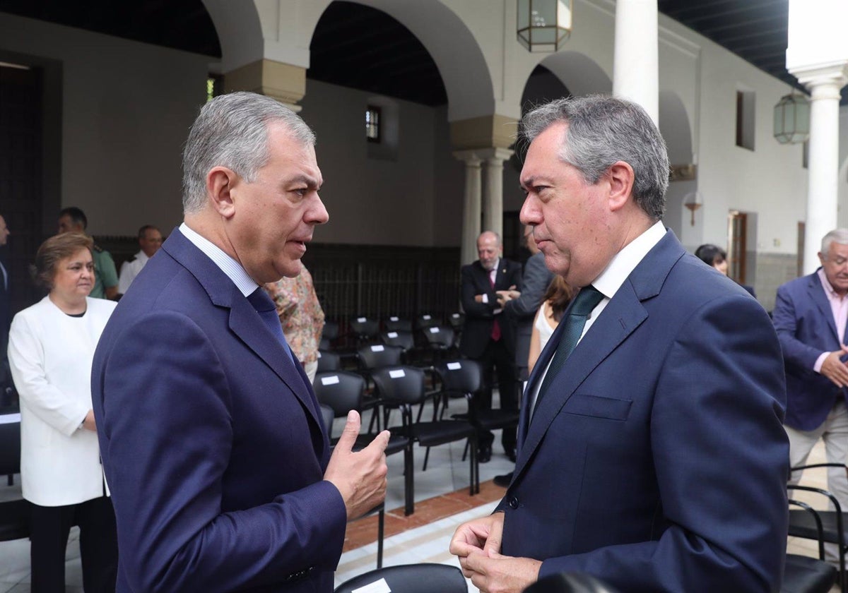 José Luis Sanz y Juan Espadas
