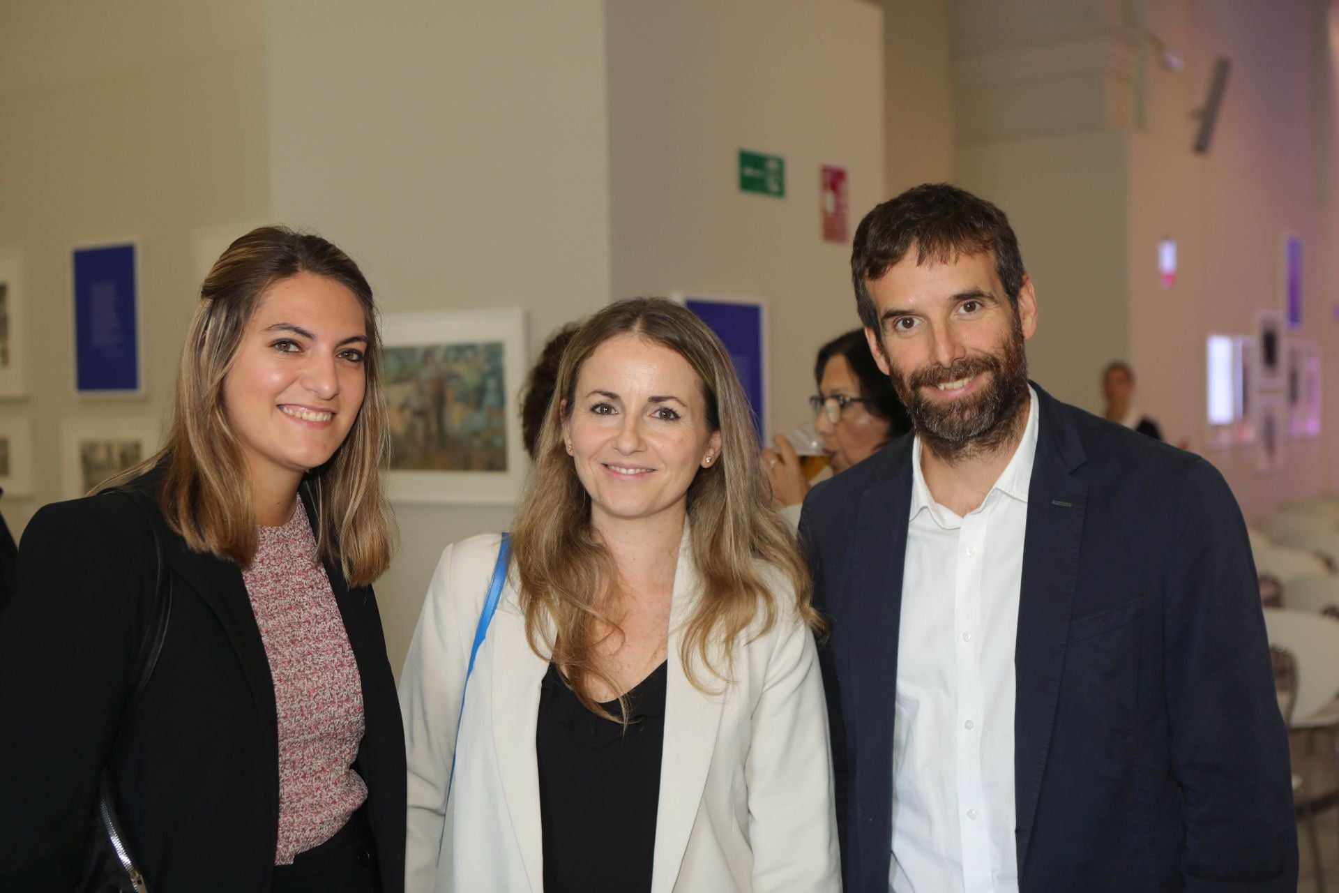 Angela Ballesteros, Ana Sánchez y Marcos Zamora