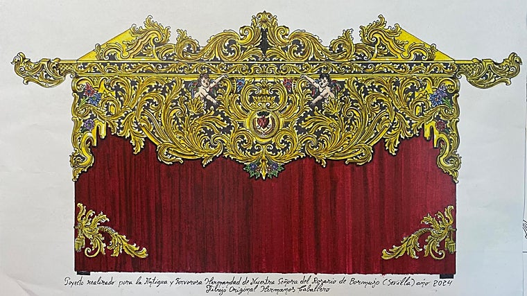 Proyecto del paso de la Virgen del Rosario de Bormujos