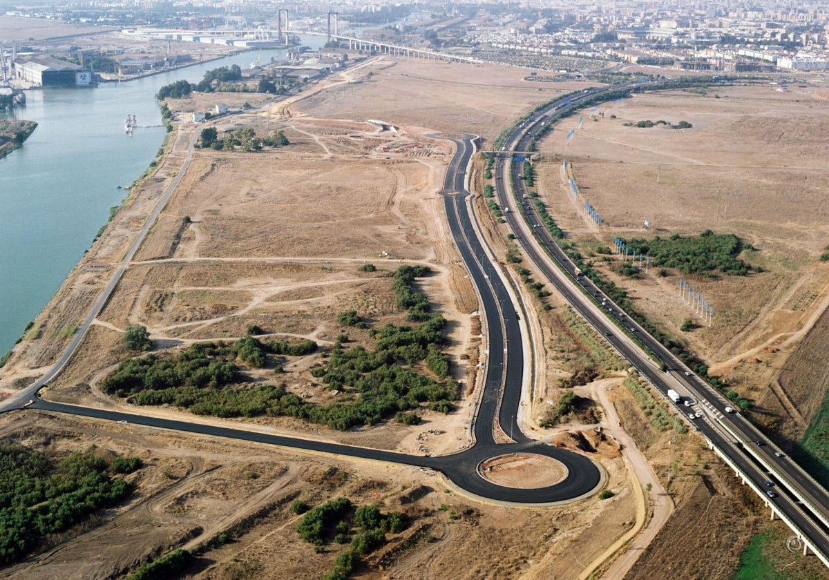 Dársena del cuarto, situada al sur de los terrenos portuarios