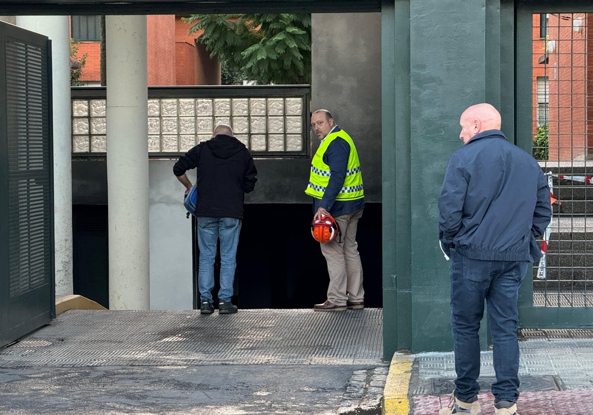 Incendio en el garaje de Pino Montano