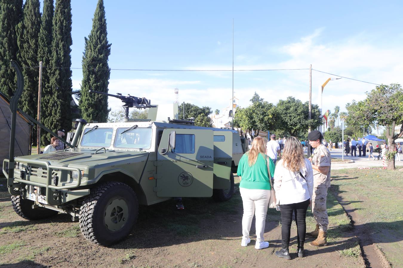 Instantánea de la jornada festiva este sábado en Tablada