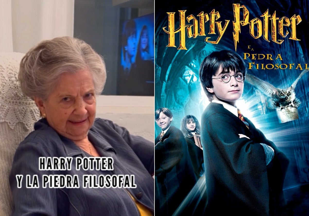 La popular 'Abuela de Dragones' muestra sus reacciones al ver pro primera vez Harry Potter