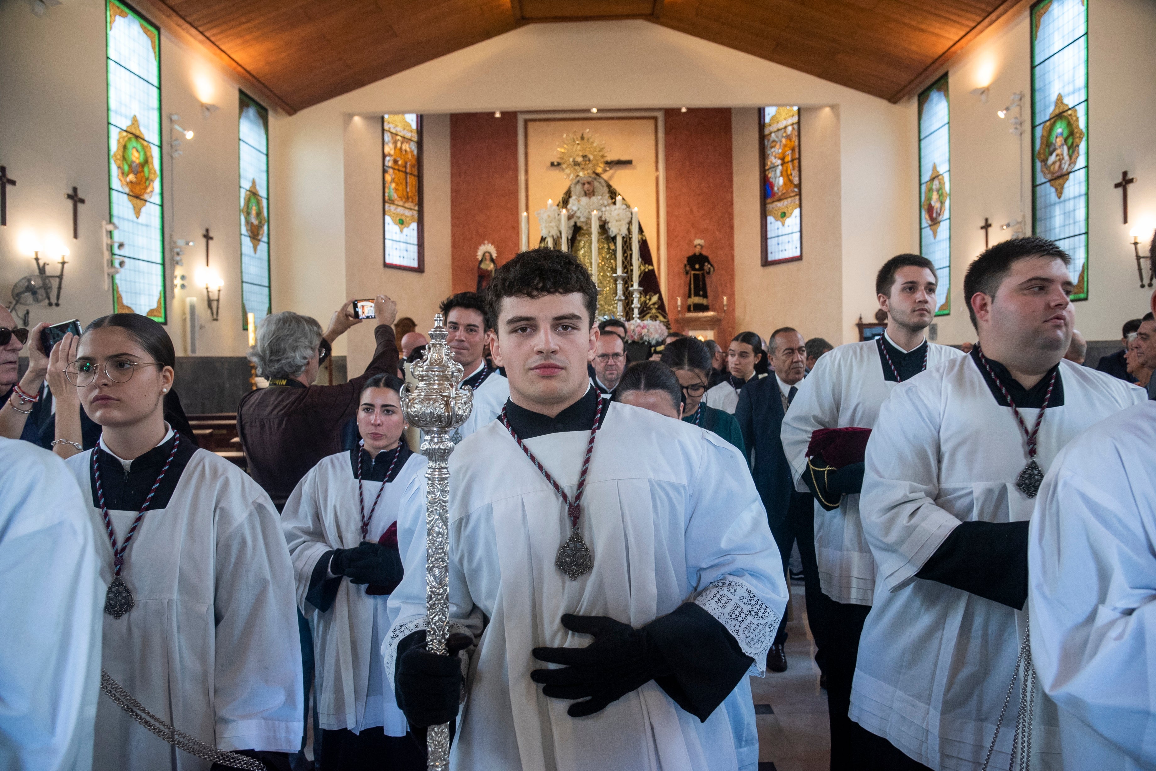 La Virgen de la Paz en el rosario de la aurora