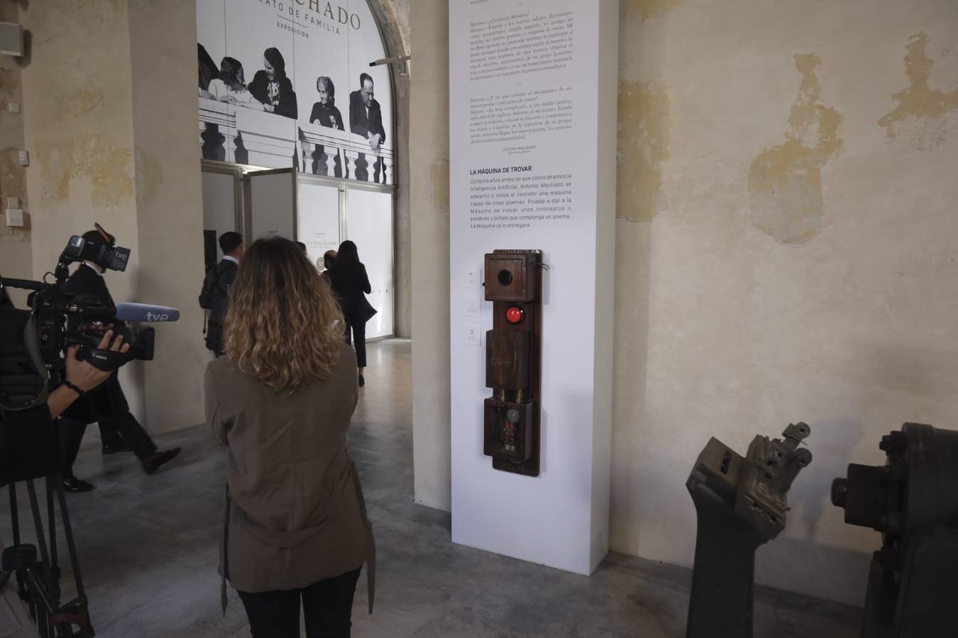 inauguración de la exposición 'Los Machado. Retrato de familia', en la Fábrica de Artillería de Sevilla