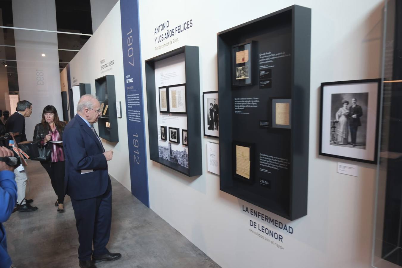 inauguración de la exposición 'Los Machado. Retrato de familia', en la Fábrica de Artillería de Sevilla