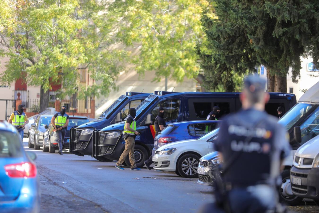 Nueva operación policial en la barriada de murillo en el Polígono Sur 
