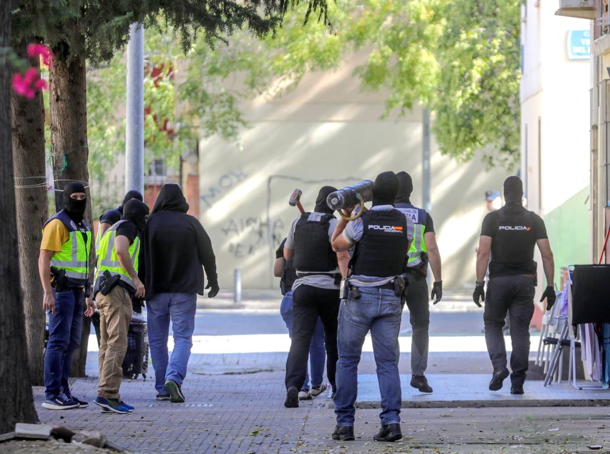 Nueva operación policial en la barriada de murillo en el Polígono Sur 