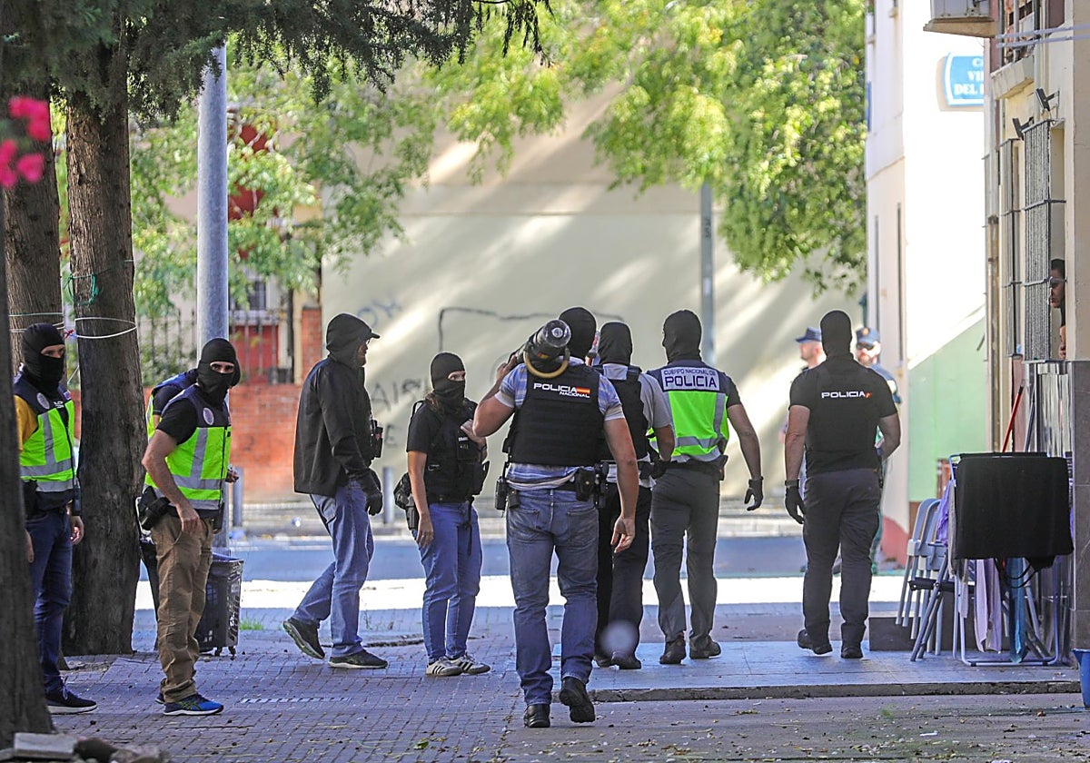 La última actuación policial en el Polígono Sur se produjo este miércoles