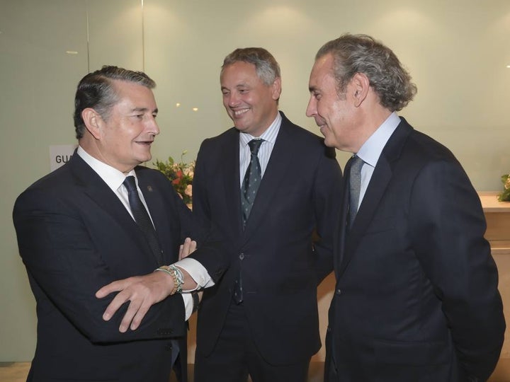 Antonio Sanz, Alberto García Reyes y Manuel Mirat