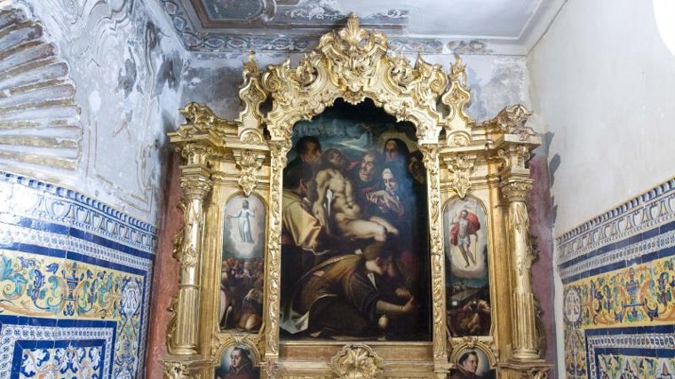 Uno de los retablos de San Martín