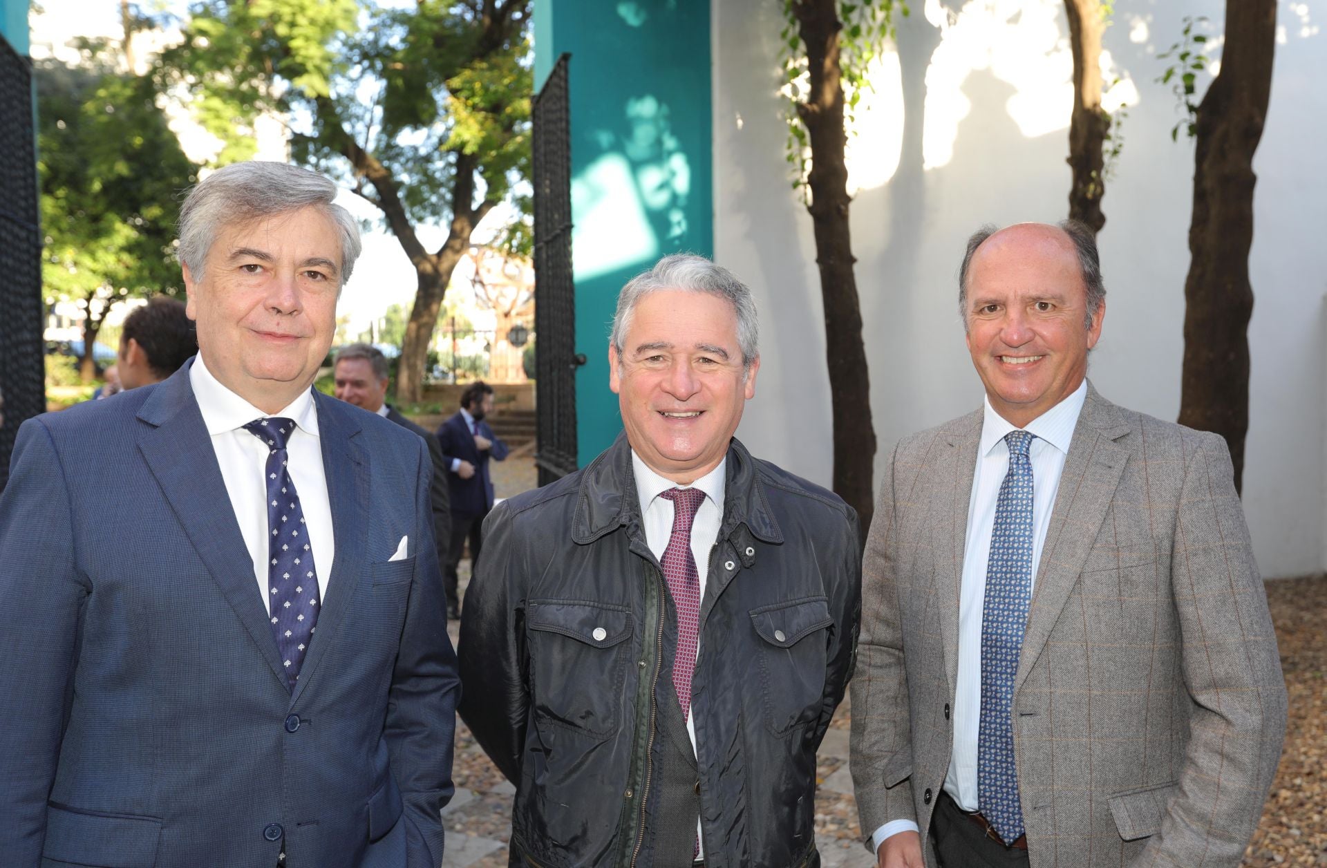 Mauricio González, Agustín Rodríguez y Rodrigo Molina