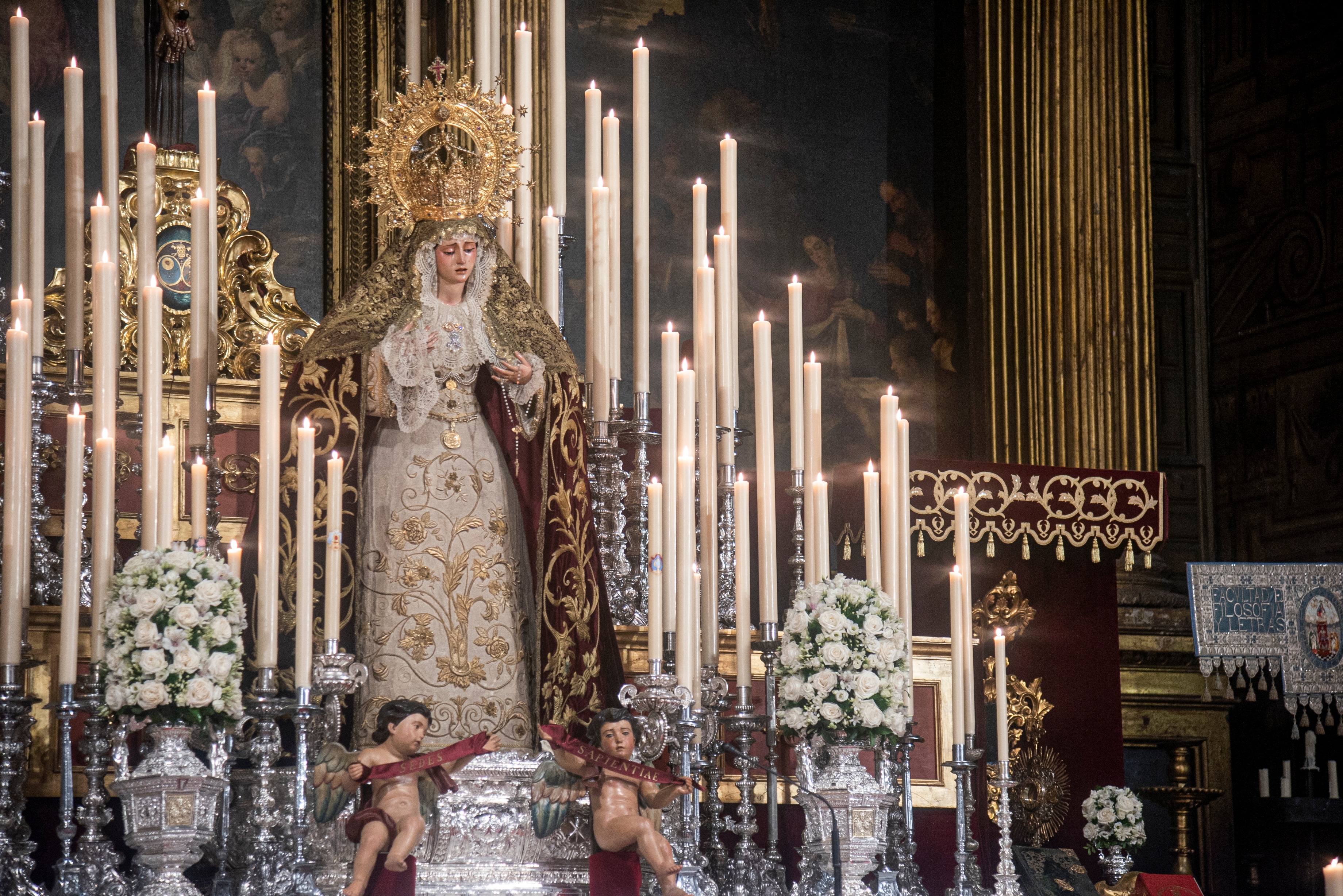 El Cristo de la Buena Muerte y la Virgen de la Angustia de los Estudiantes en la Anunciación